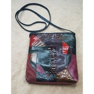 Sharif Purse Made In USA Cross Body multi color